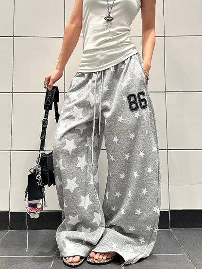 Retro Star All-Over Print Sweatpants