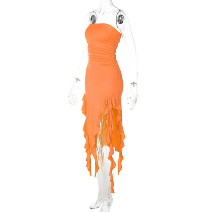 Aliza Mini Dress - Orange