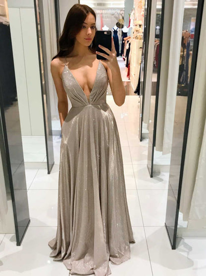 Sequins Backless Bandage Formal Dress Maxi Dresses