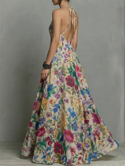 Floral Print Midi Dress