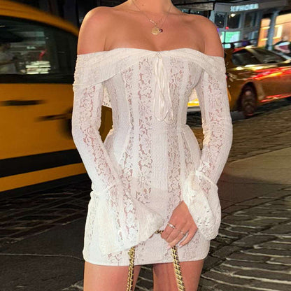 Crystal Dress - White