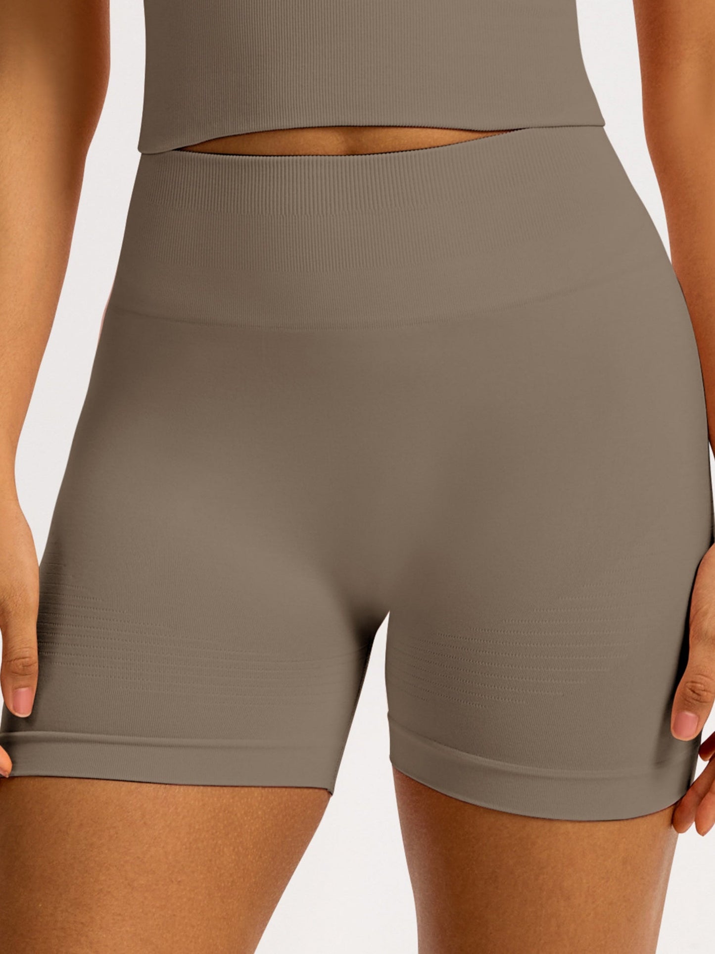 Seamless High-waisted Hip Lift Exercise And Fitness Yoga Shorts