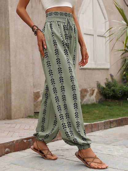 Versatile Grid Casual Pants