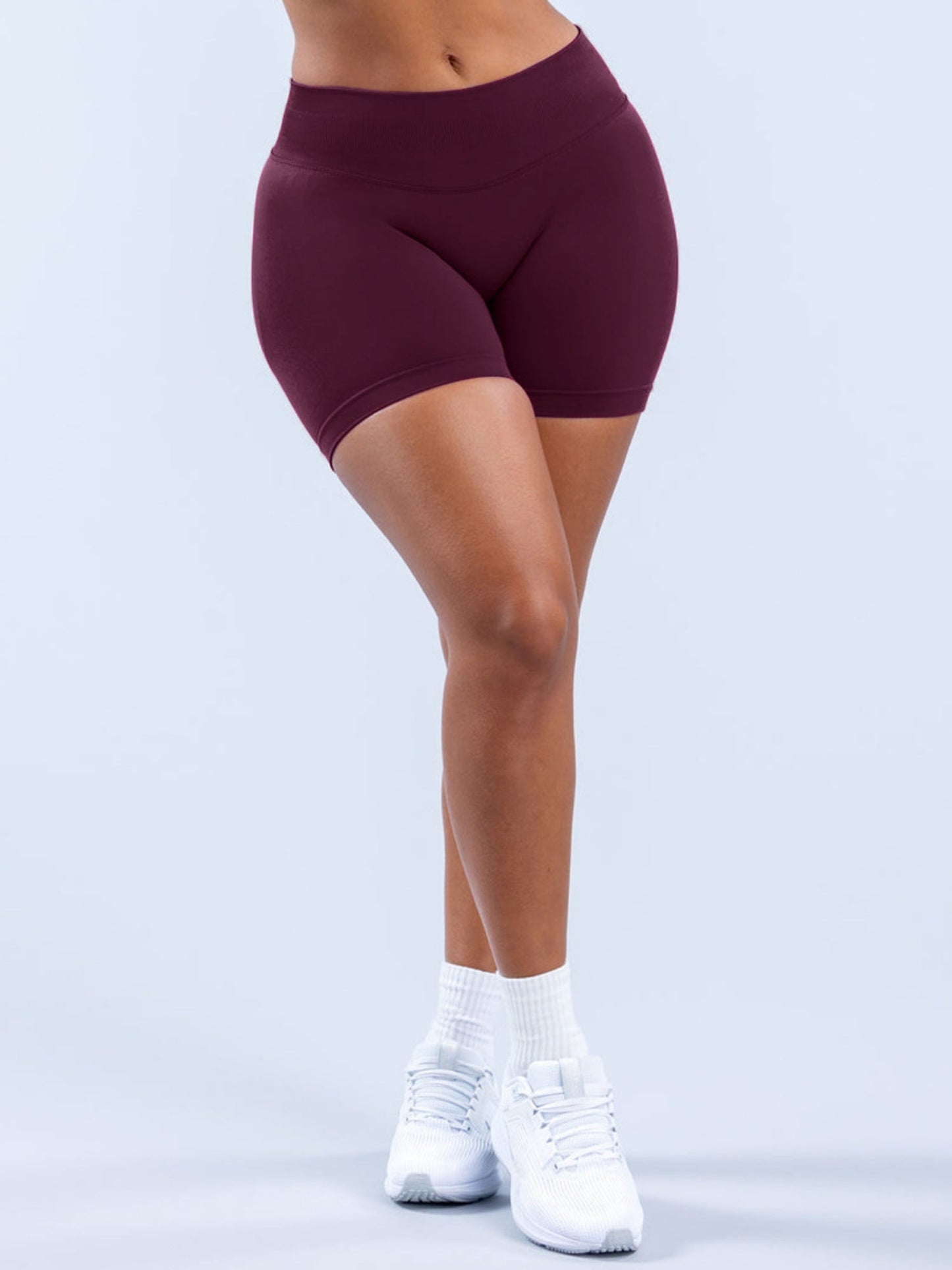 High-waisted, Tummy-flattening, And Butt-lifting Yoga Shorts