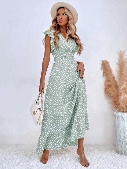 Polka Ruffle Dress