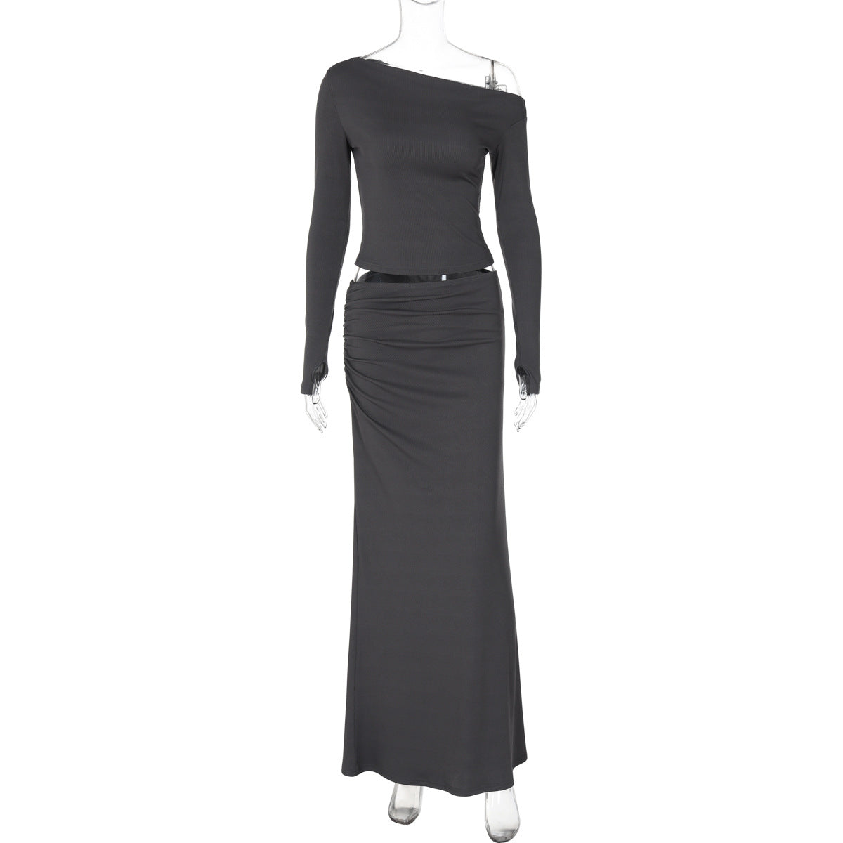 Dark Angel Co-ord  - Dark Grey