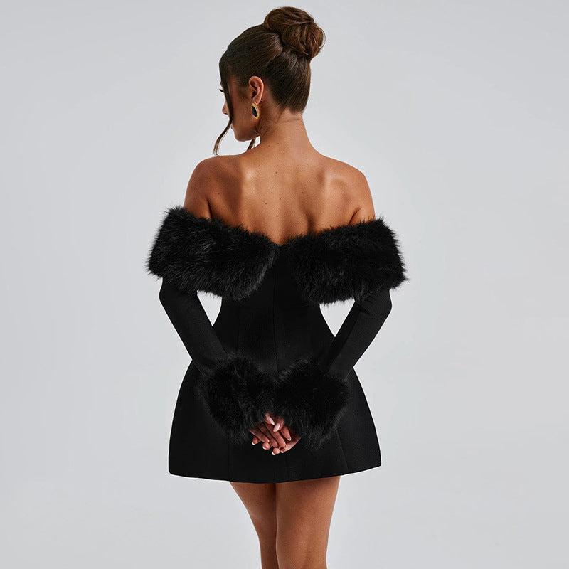 Carnival Mini Dress - Black