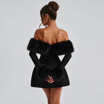 Carnival Mini Dress - Black