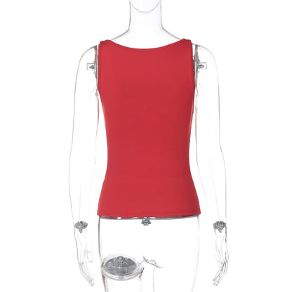Oslo Top - Red