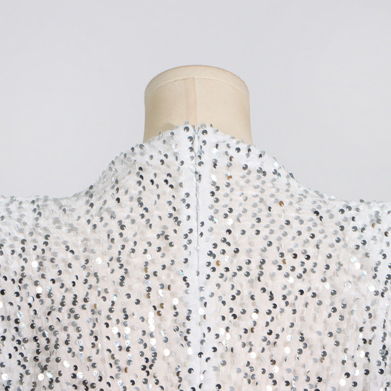 Party On Mini Dress - Silver