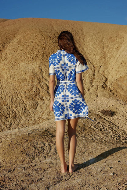 Ripley Mini Dress - Blue