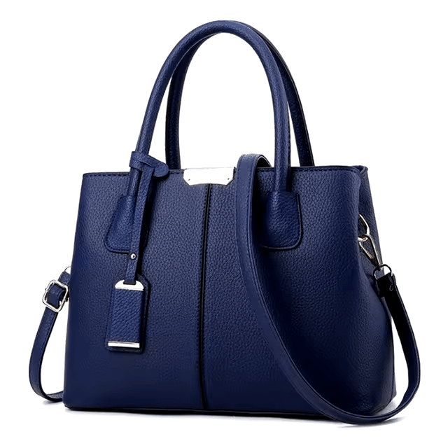 Maison Structured Leather Tote Bag | Dual Carry Design