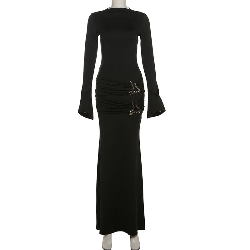 Crimson Embrace dress - Black