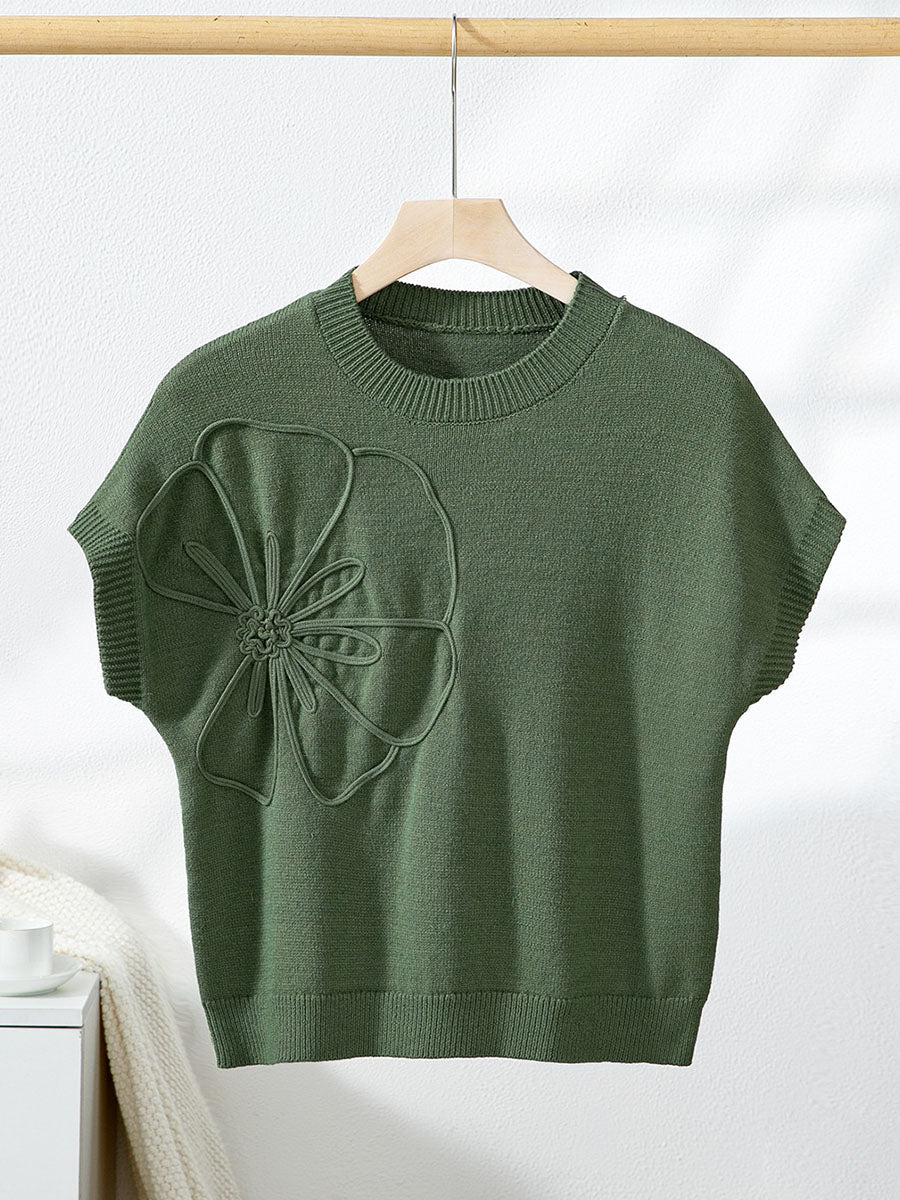 Soft Laidback Embroidered Knitwear