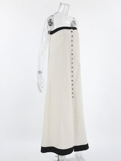 Kara Linen Maxi Dress