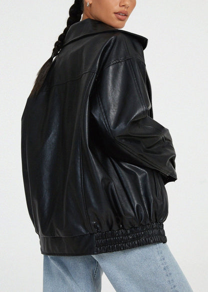Women's Leather Jacket â_?Locomotive-InspiRed Style