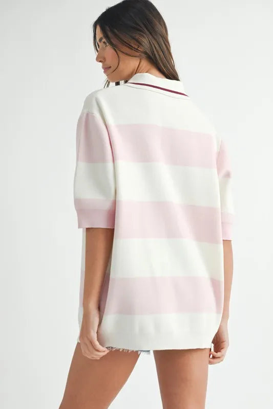MABLE Polo Collar Sweater