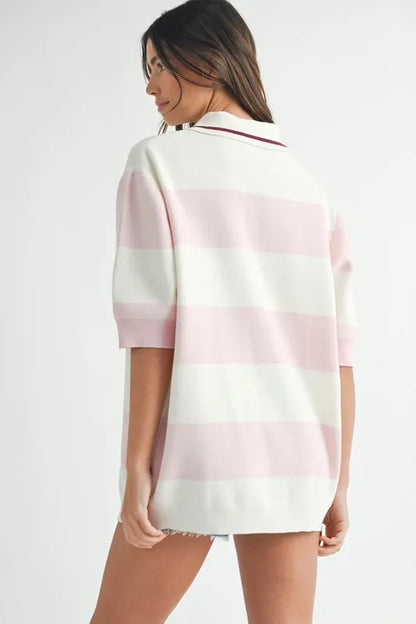 MABLE Polo Collar Sweater