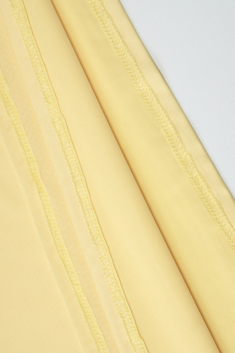 Sweetheart Neck Scalloped Trim Spaghetti Strap Bodycon Maxi Dress