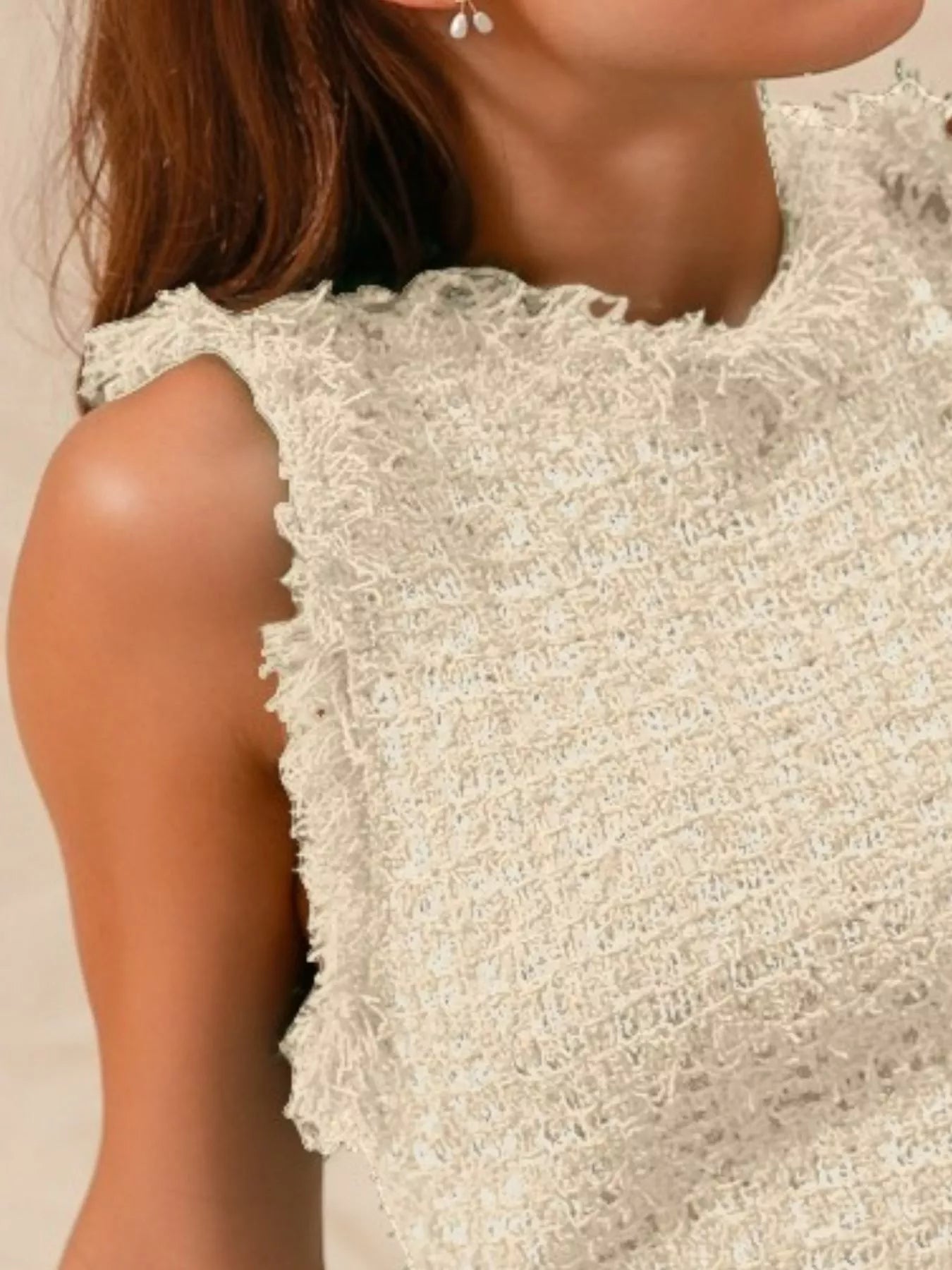 Grace Tweed Top