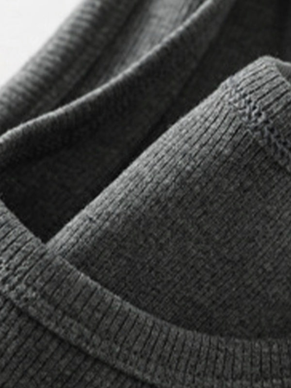 Plain Crewneck Short Tank Top