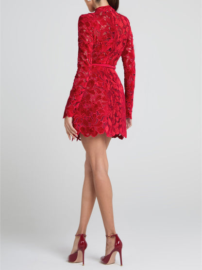 Elegant And Sophisticated Lace Mini Dress