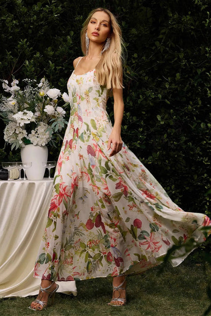 Sexy Slim Cami Printed Floral Dress