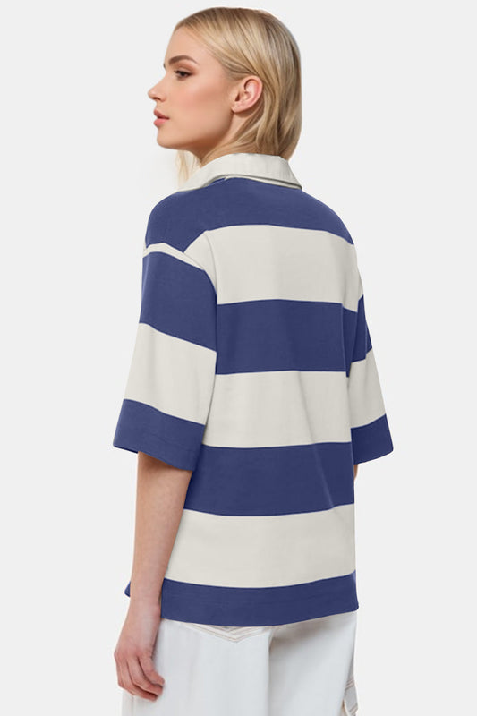 Rugby Bleue Top