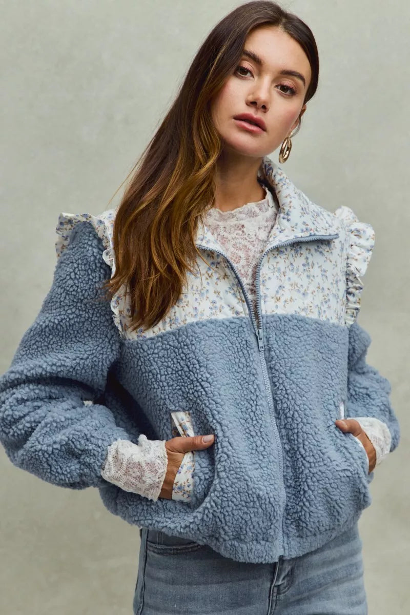Feathers Sherpa Jacket