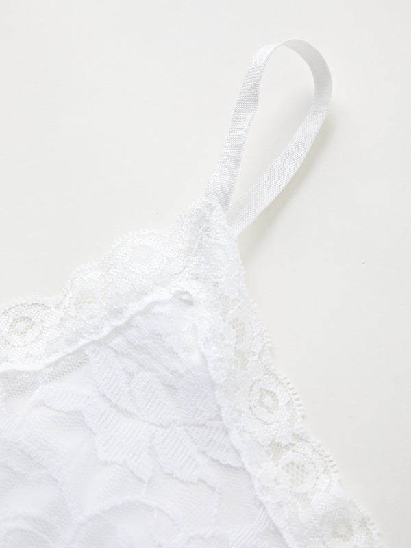 Lace See Through Cami Top