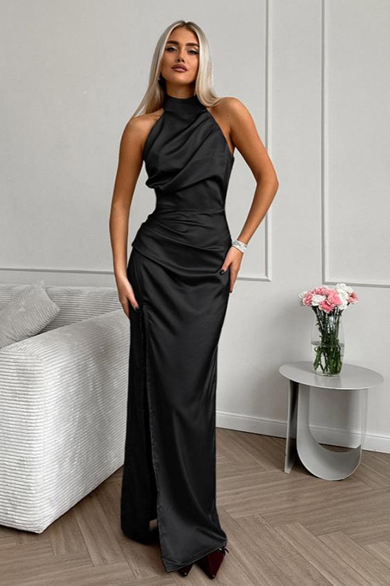 Waist-controlled Split Hip Dress