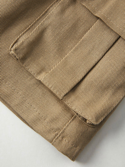 Street Khaki Cargo Skirt