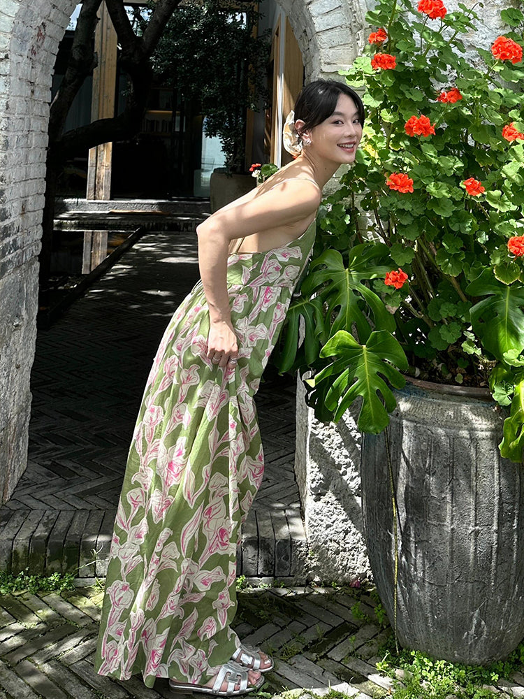 Boho Printed Maxi Dress – The Perfect Beach Getaway Dress