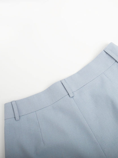 Flax Commuter Vest Loose Shorts Set 2-piece Sets