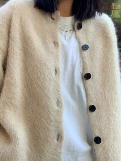 Cozy Loose Breasted Knit Cardigan