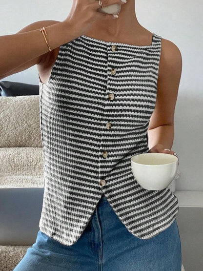 Cecily Button Down Tank