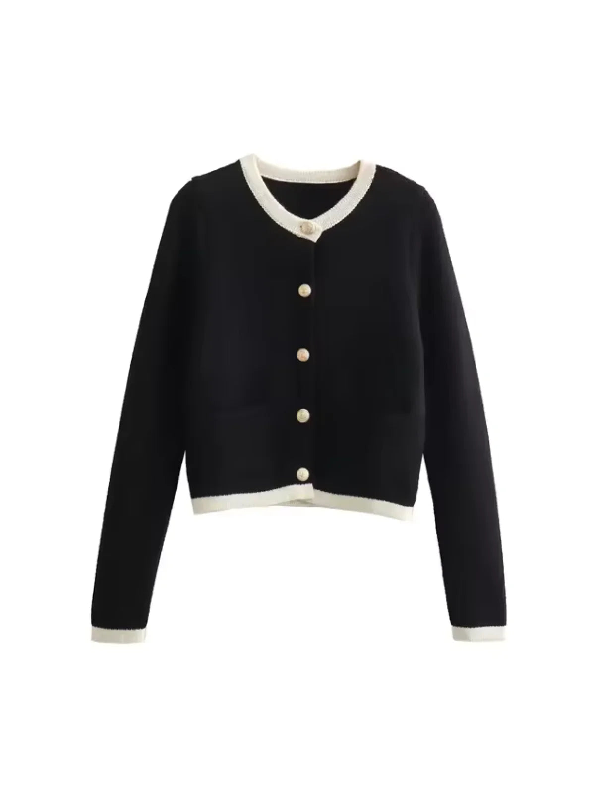 Oldmoney Style Buttoned Knit Cardigan