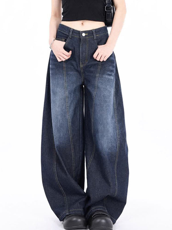 American Curved Blade Profile Boyfriend Jeans