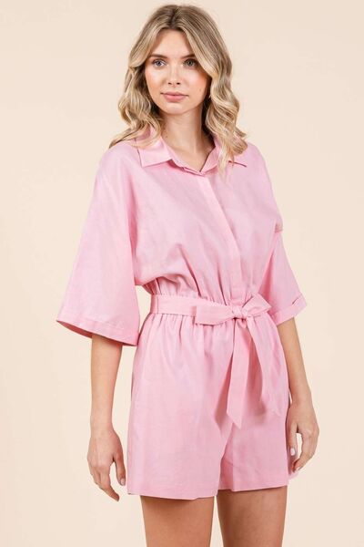 Lily Pink Romper