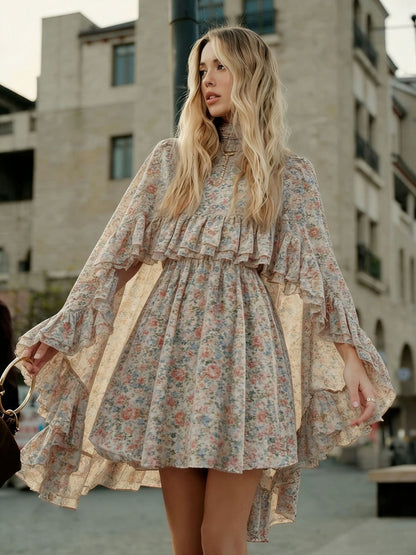 Camisoles Shawl Ruffle Chiffon 2-piece Sets