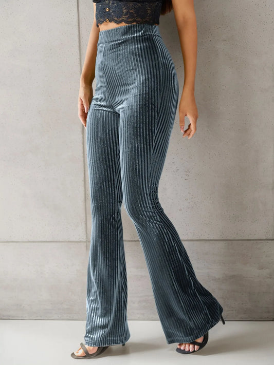 Uptown Velvet Flare Pants