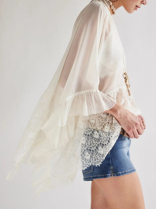 Sophie Lace Sheer Top
