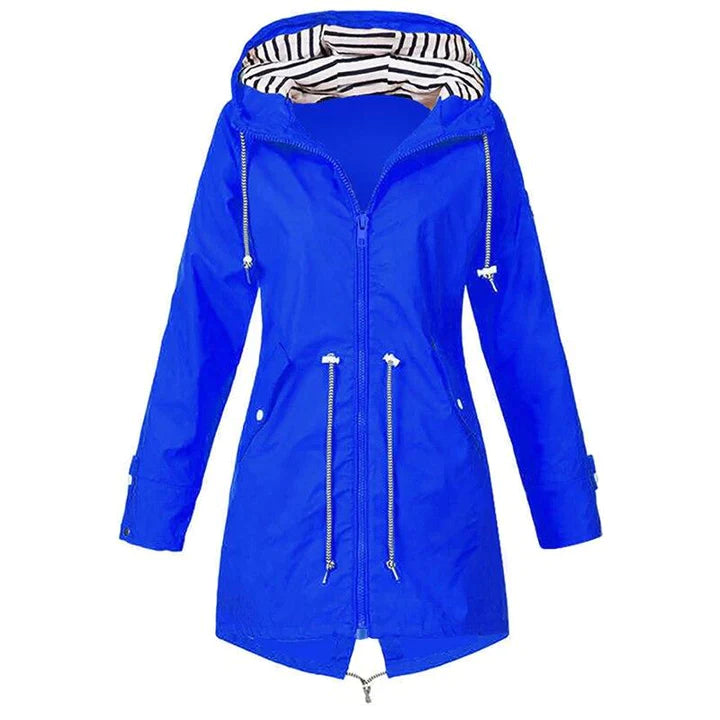 | Women’s Casual Hooded Lightweight Raincoat