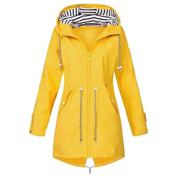 | Women’s Casual Hooded Lightweight Raincoat