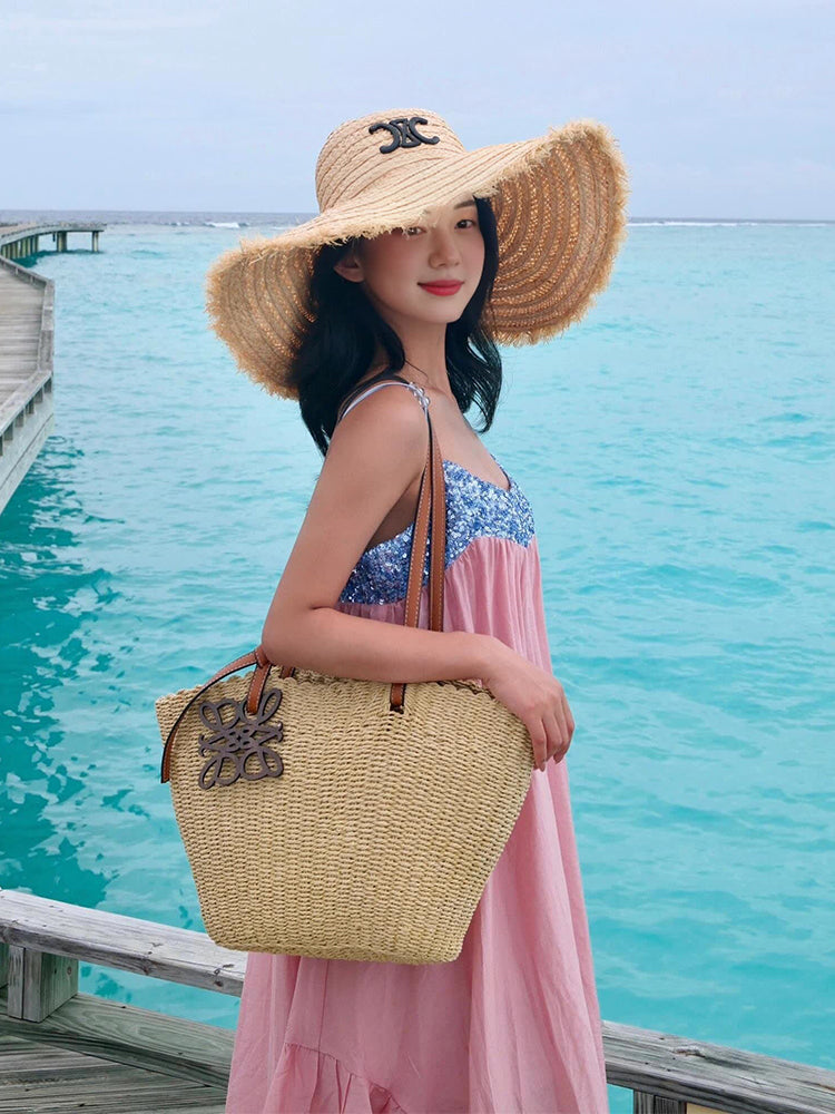 Pink Flowing Maxi Dress – Dreamy Island Vacation Outfit
