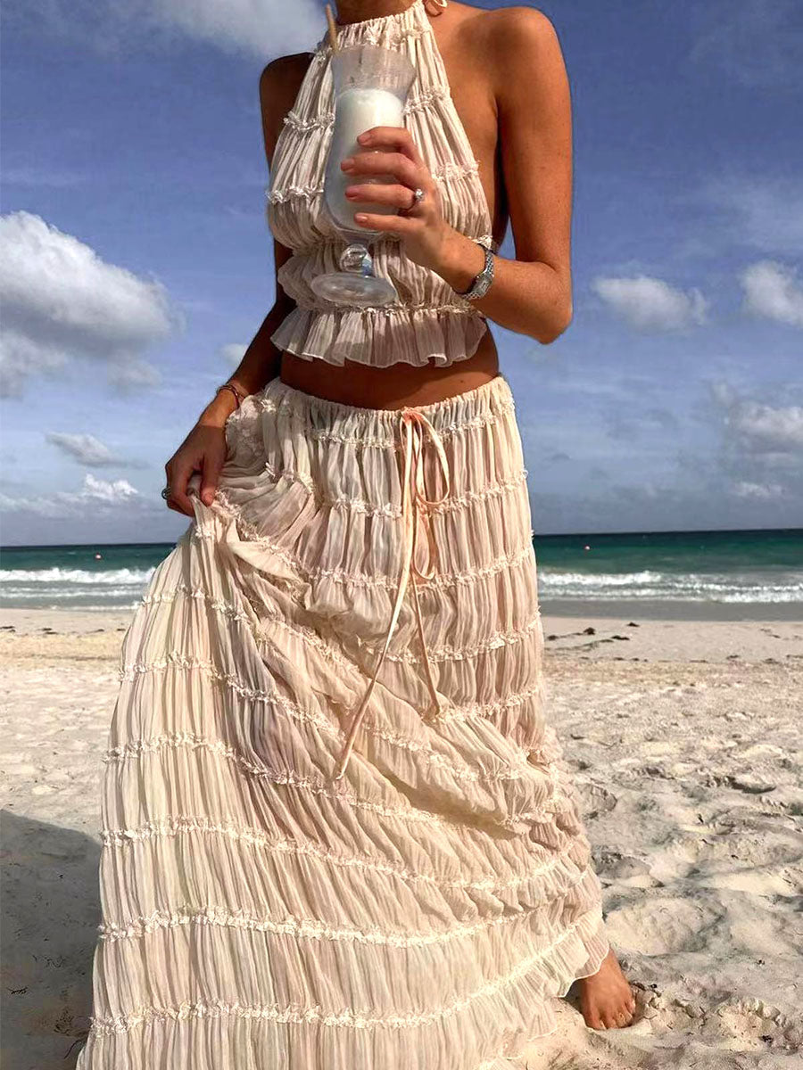 Coastal Dream Pleated Two Sets