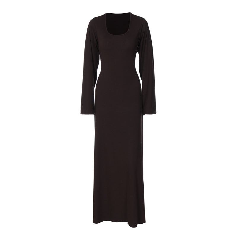 Elizabeth Maxi Dress - Brown
