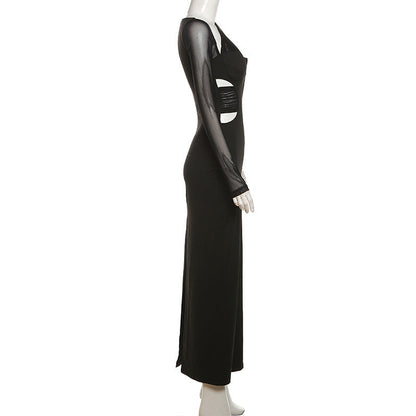 Davina Midi Dress - Black