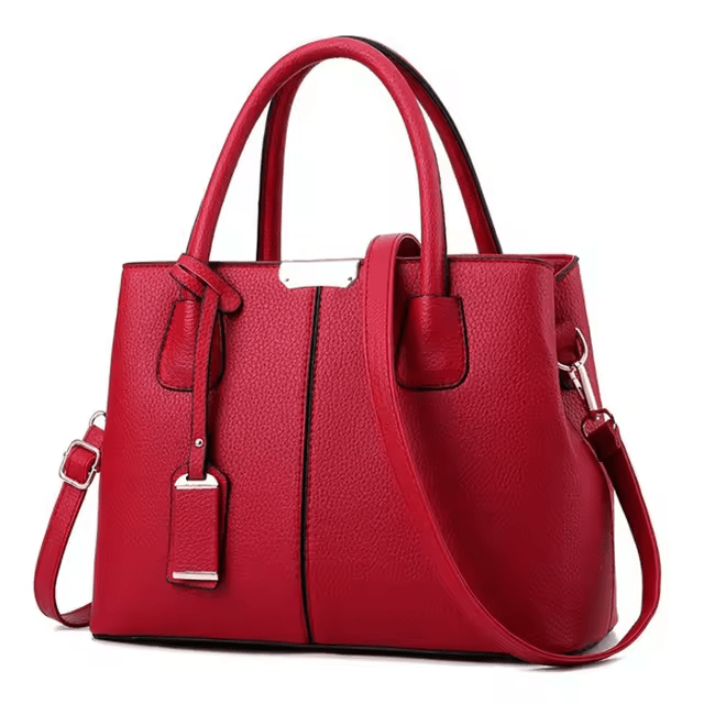 Maison Structured Leather Tote Bag | Dual Carry Design