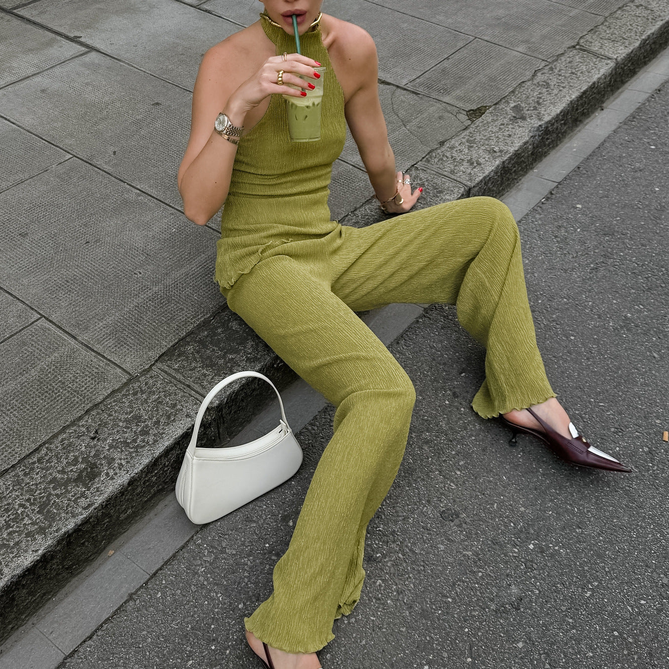 Sage Slay Co-ord - Green